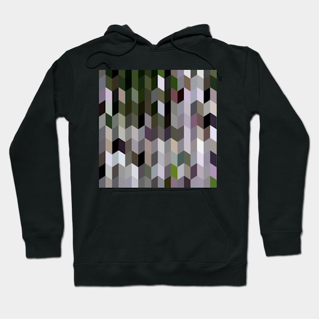 Chinese Violet Purple Abstract Low Polygon Background Hoodie by retrovectors